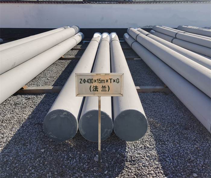 黄浦430×15米×T×G砼电力电杆